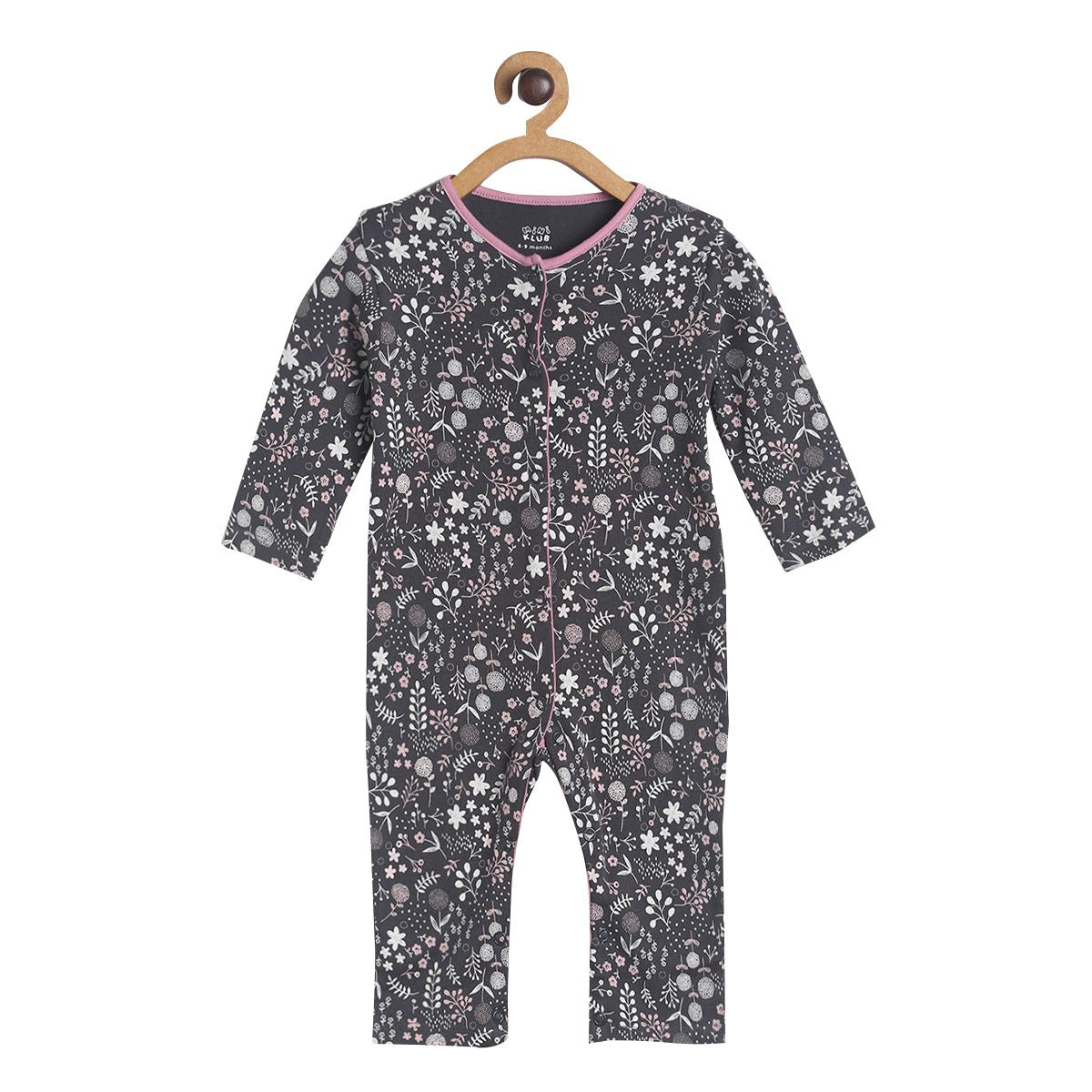 Pack of 2 romper - white & grey for New Born