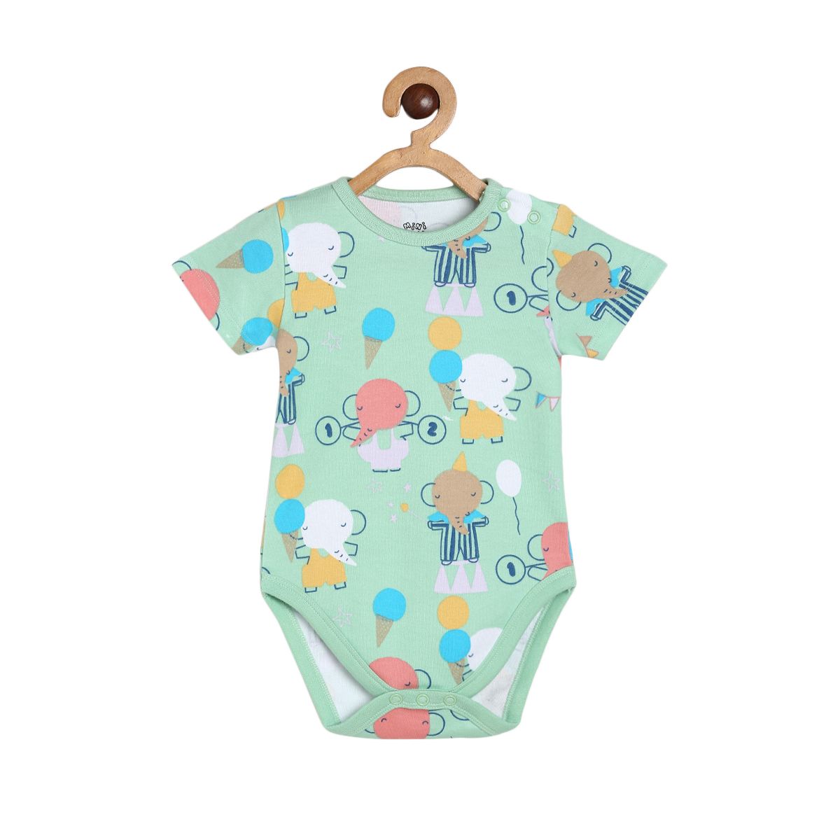 Boys Multicolor Pack Of 3 Body Suit