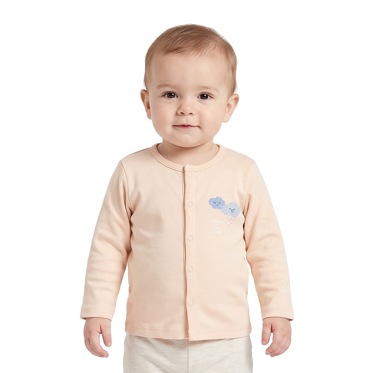 Baby Boys Blue and Cream Knit Front Open Vest Pack of 2 Casual Wear