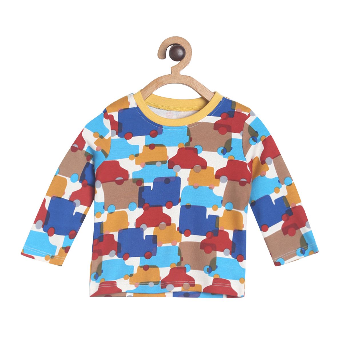 Pack of 2 t-shirt - light grey & blue for 0-3 Months