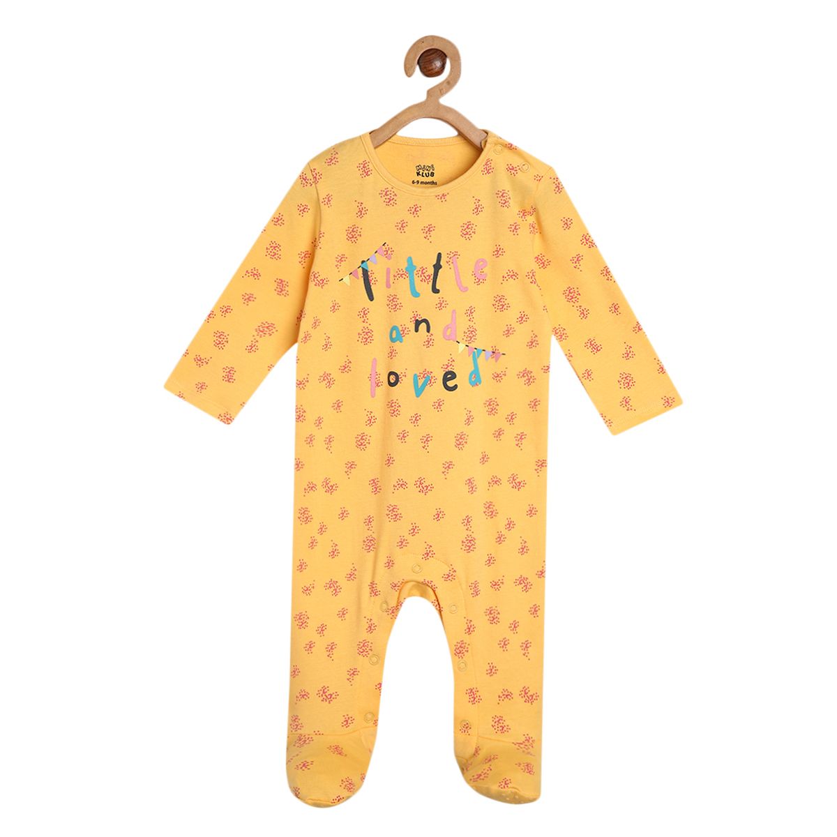 Girls Multicolor Pack Of 2 Sleep Suit
