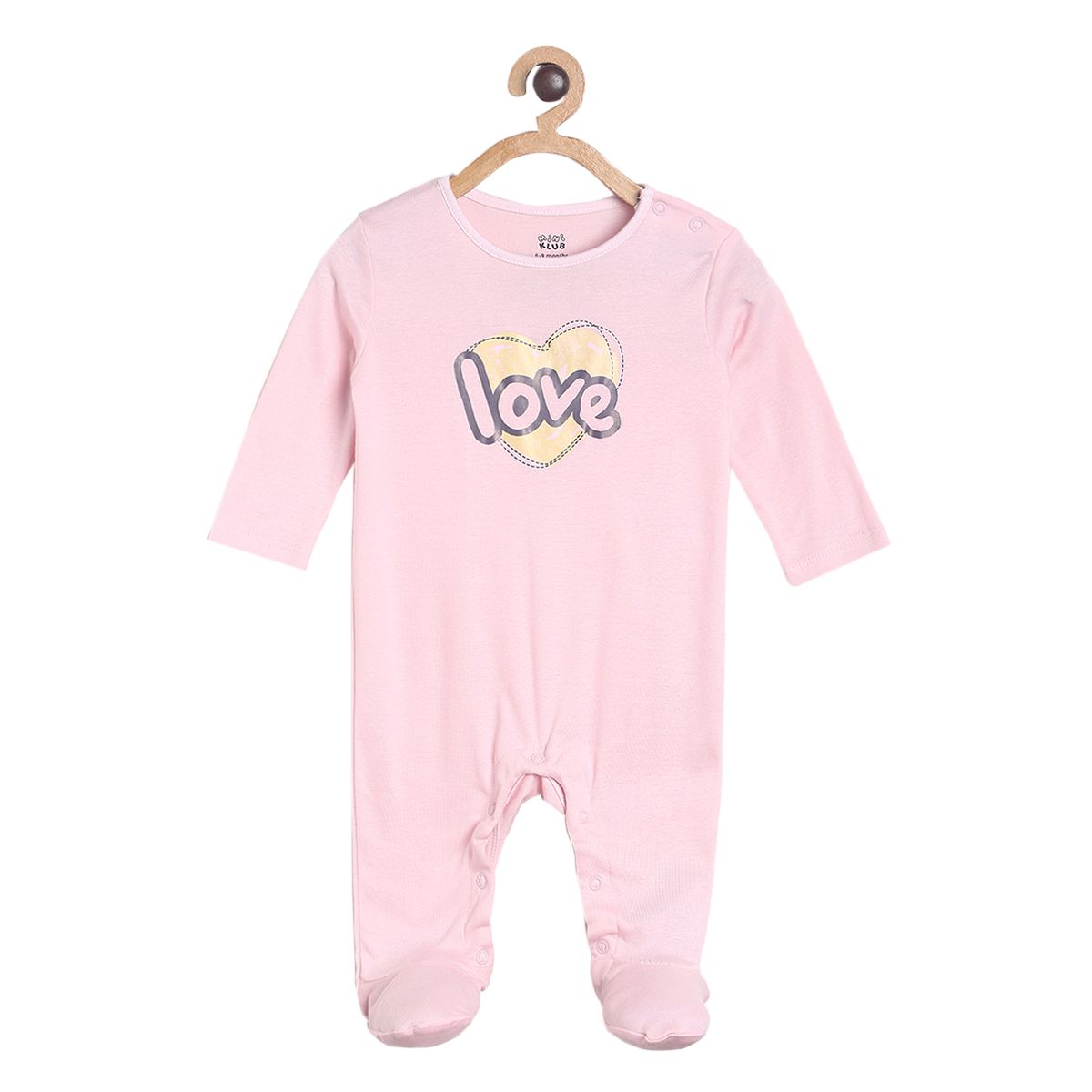 Pack of 2 sleepsuit - pink for New Born