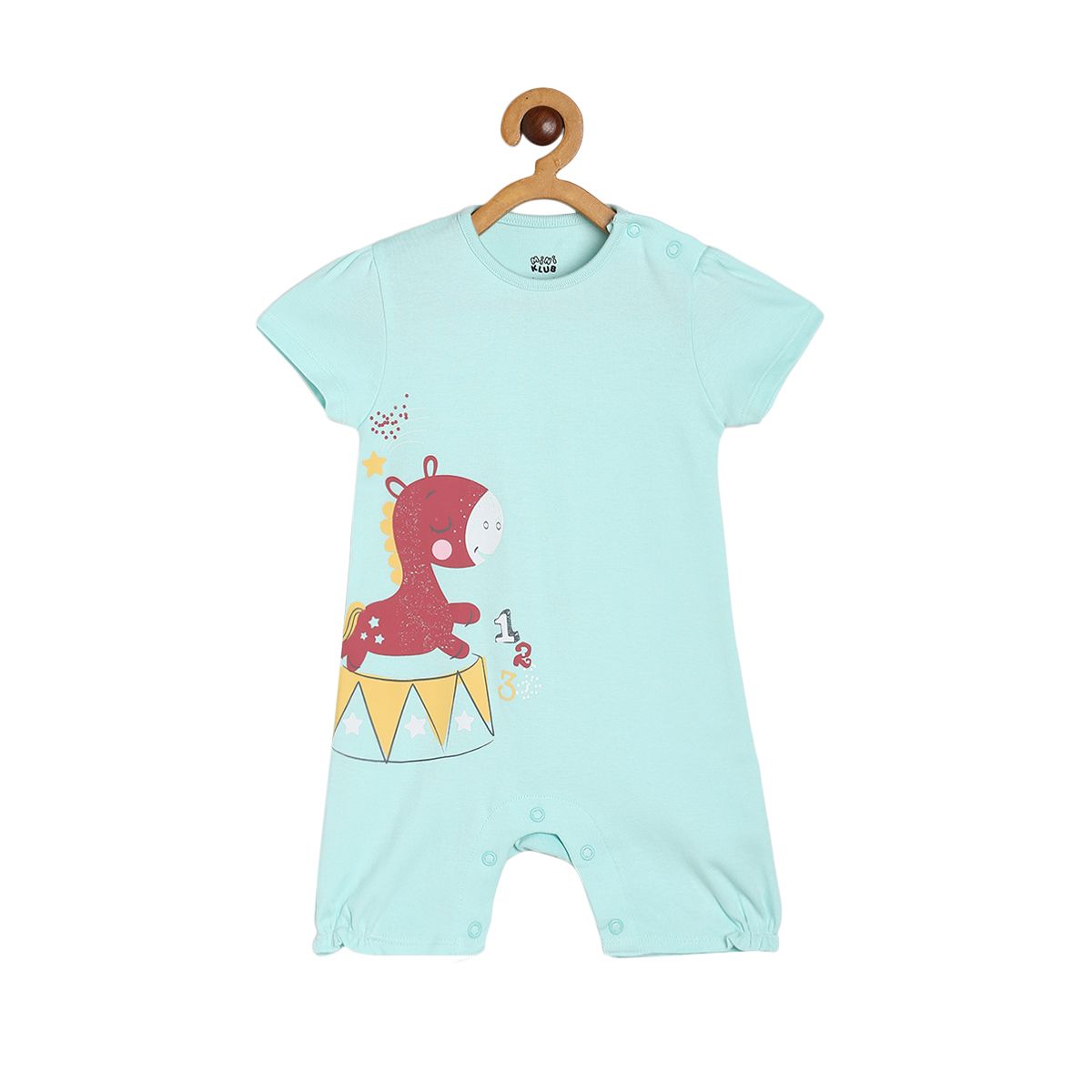 Girls Multicolor Pack Of 2 Romper