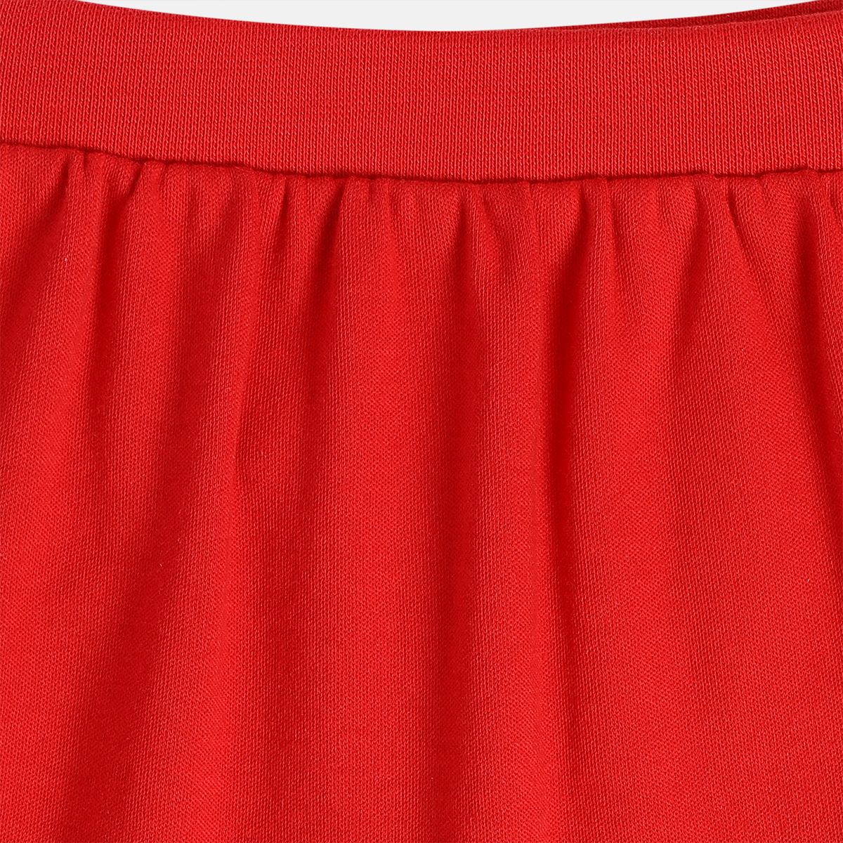 Boys Olive Green / Red Allarround Elastic Full Length Knit Bottom