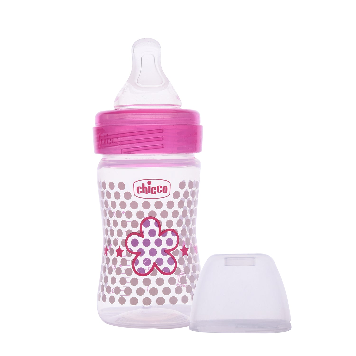 WellBeing Feeding Bottle (150ml Slow) (Pink)