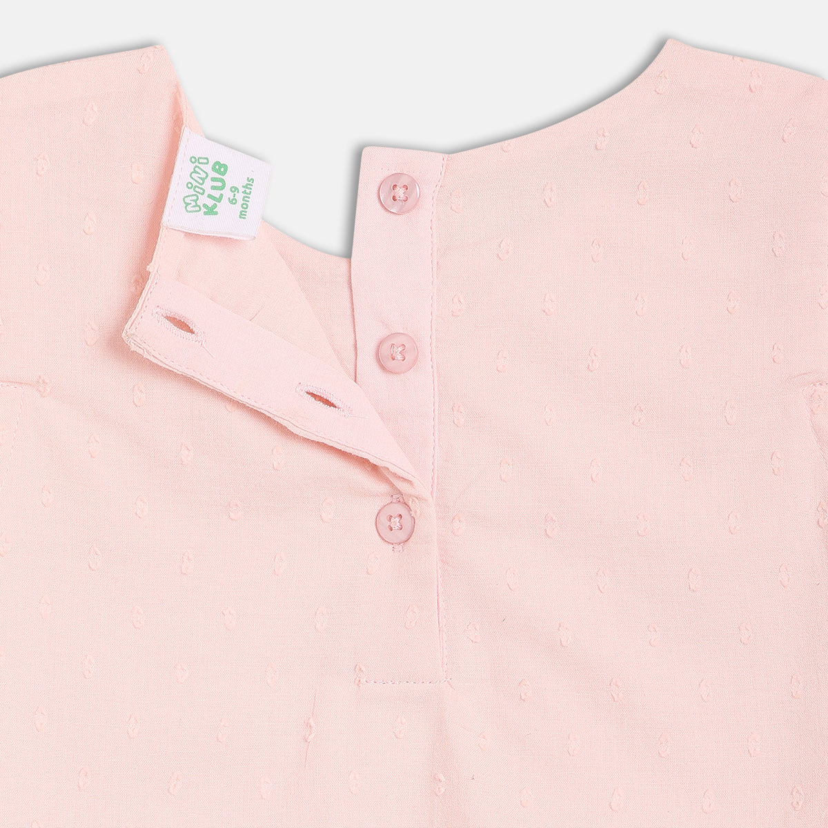 Girls Pink Cap Sleeve Woven Top
