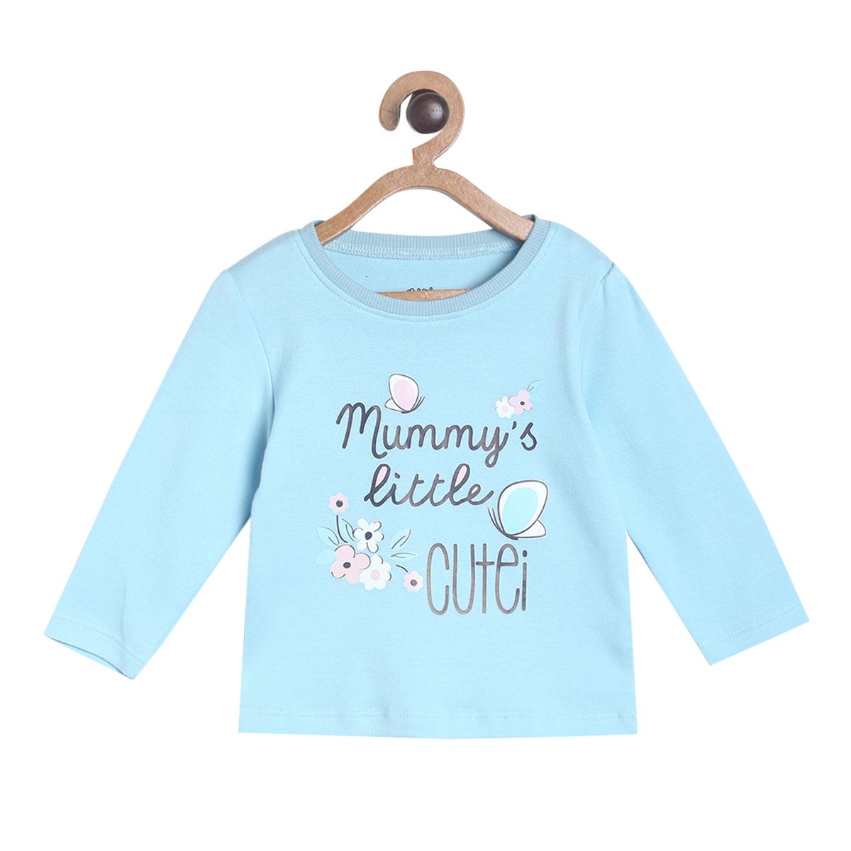 Pack of 2 knit top - turquoise blue for 0-3 Months