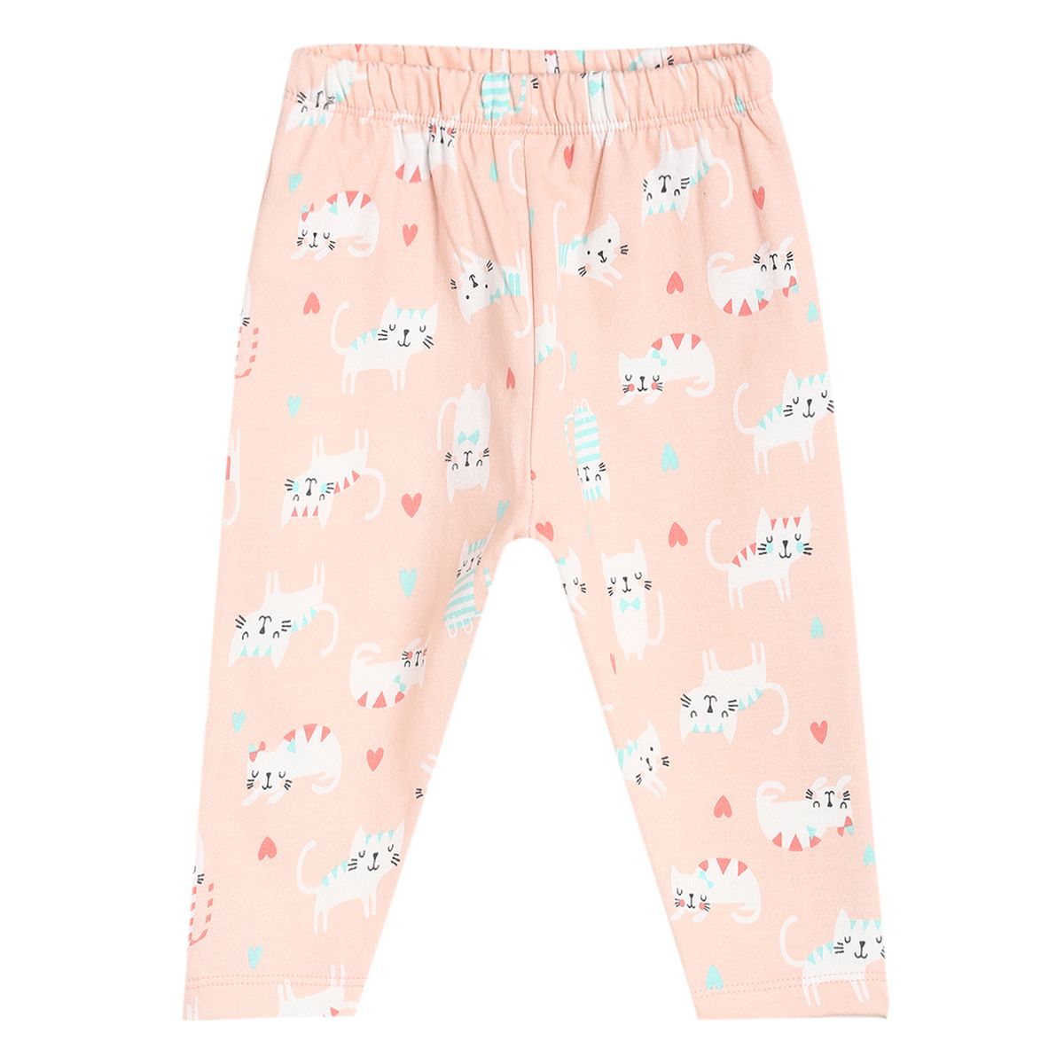 Pack of 2 top and bottom set - peach for 3-6 Months