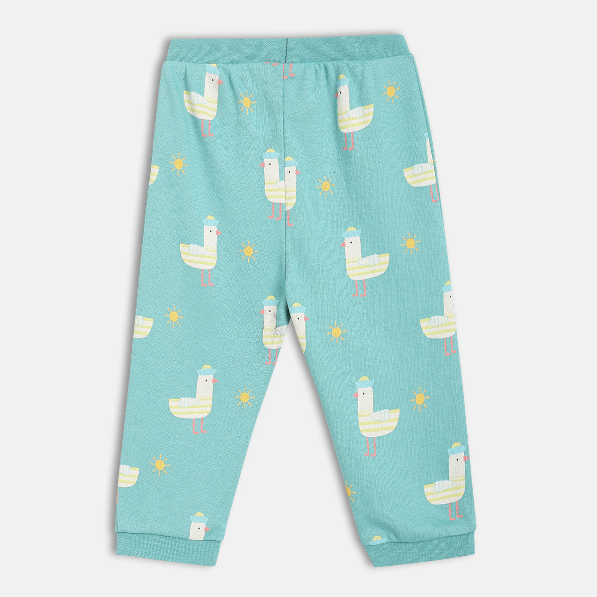 Boys Blue/Yellow Full Length Knit Bottom