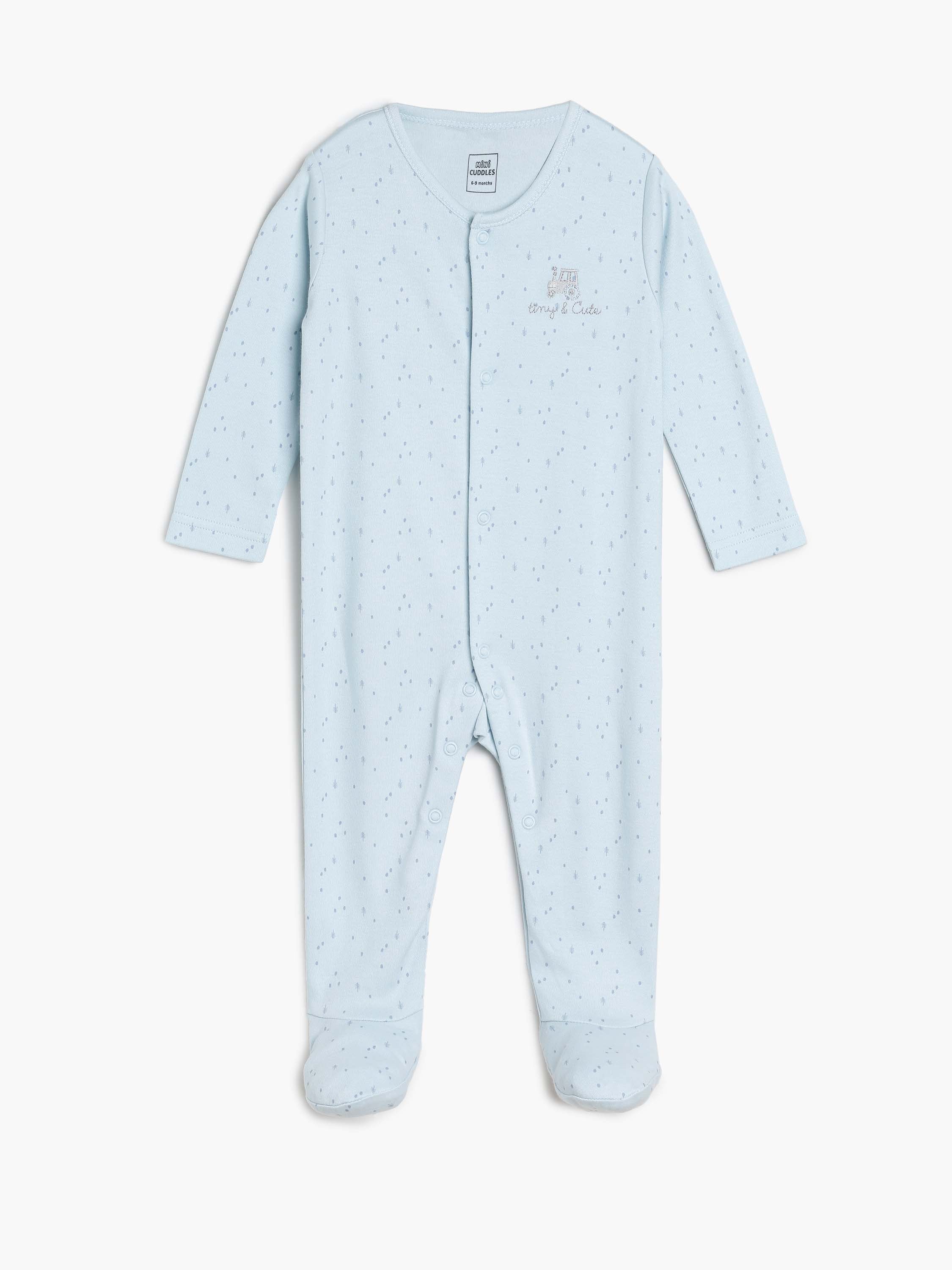 Baby Unisex Animal Print Newborn Gift Set Pack of 5, White and Blue