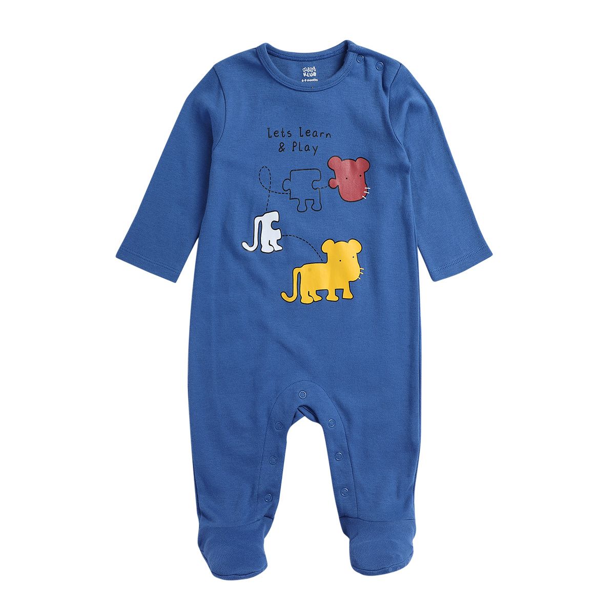 Boys Multicolor Pack Of 2 Sleep Suit