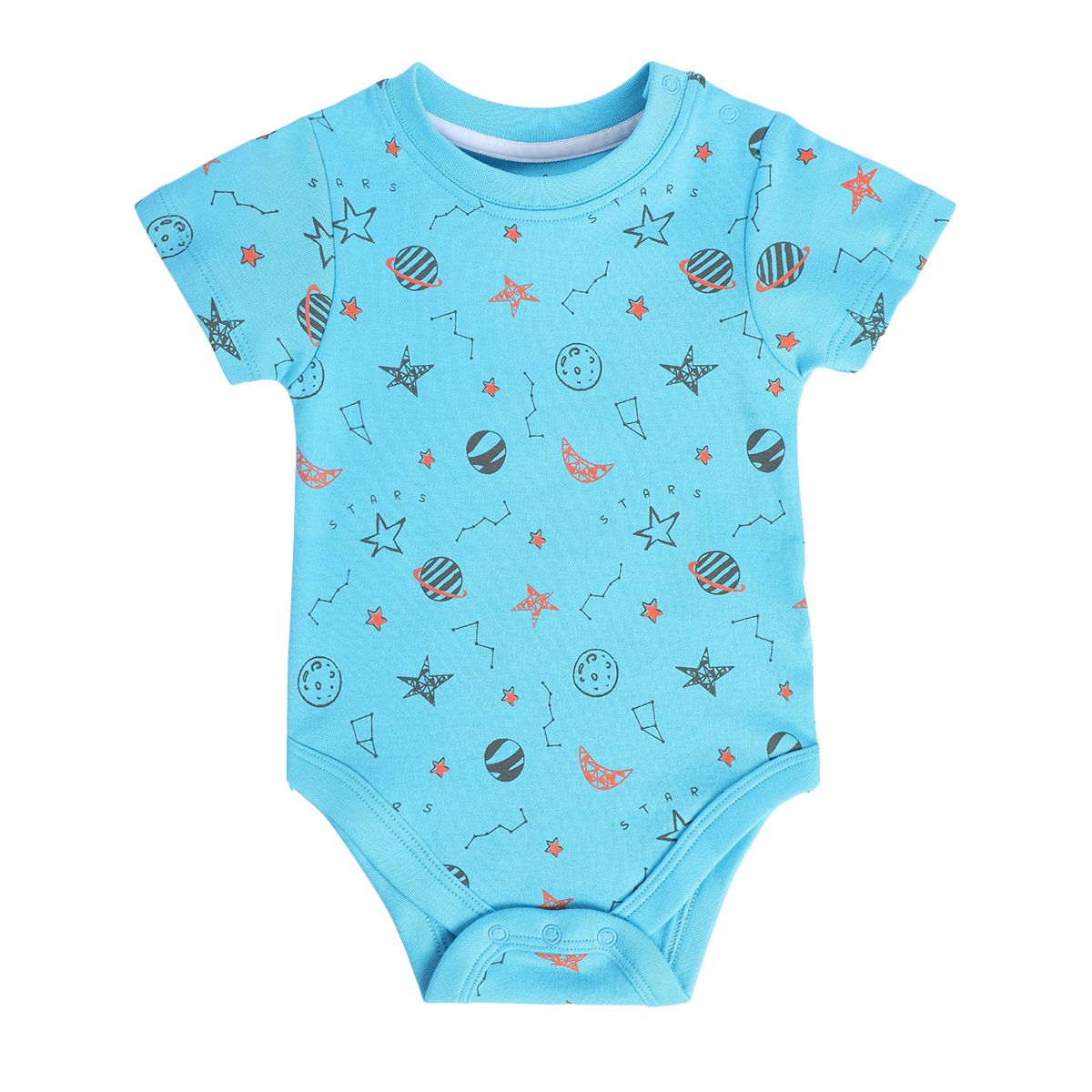 Boys Multicolor Pack Of 3 Body Suit
