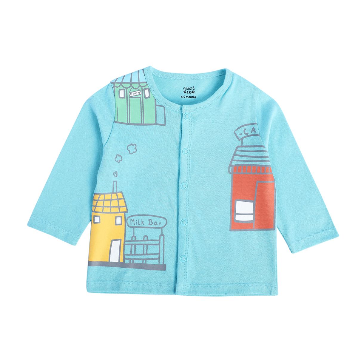 Boys Peach Front Open Vest