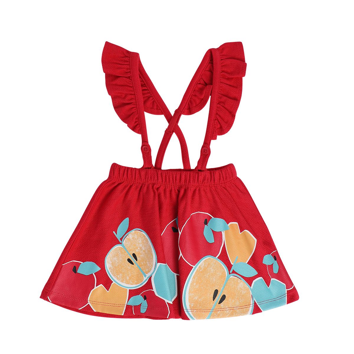 Girls Multicolor Pack Of 2 Pinny Set