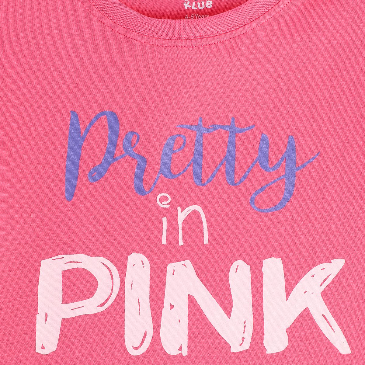 Girls Pink Pack Of 1 Knit Top