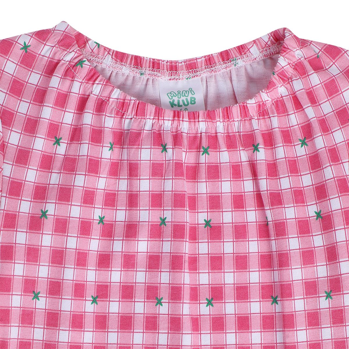 Girls Green Pack Of 2 Pinny Set