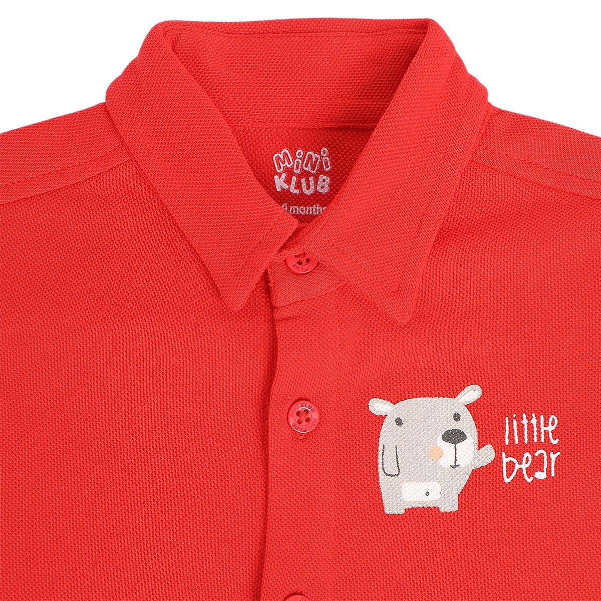 Boys Red Pack Of 1 Shirt