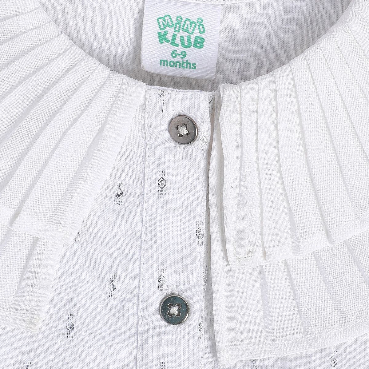 Girls White Pack Of 1 Woven Top