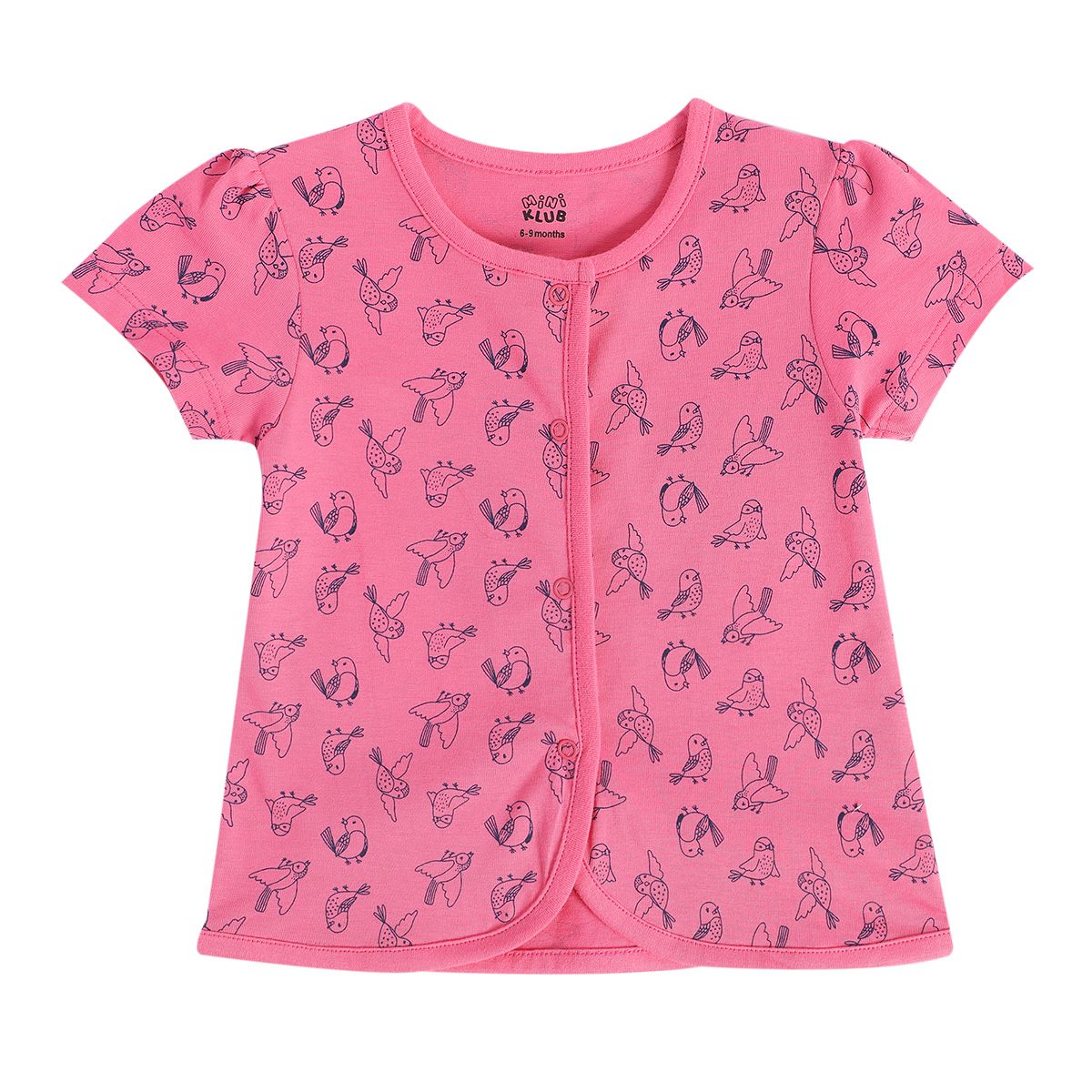 Girls Multicolor Pack Of 3 Front Open Vest