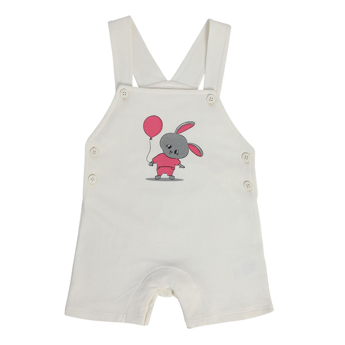 Girls Multicolor Pack Of 2 Dungaree Set