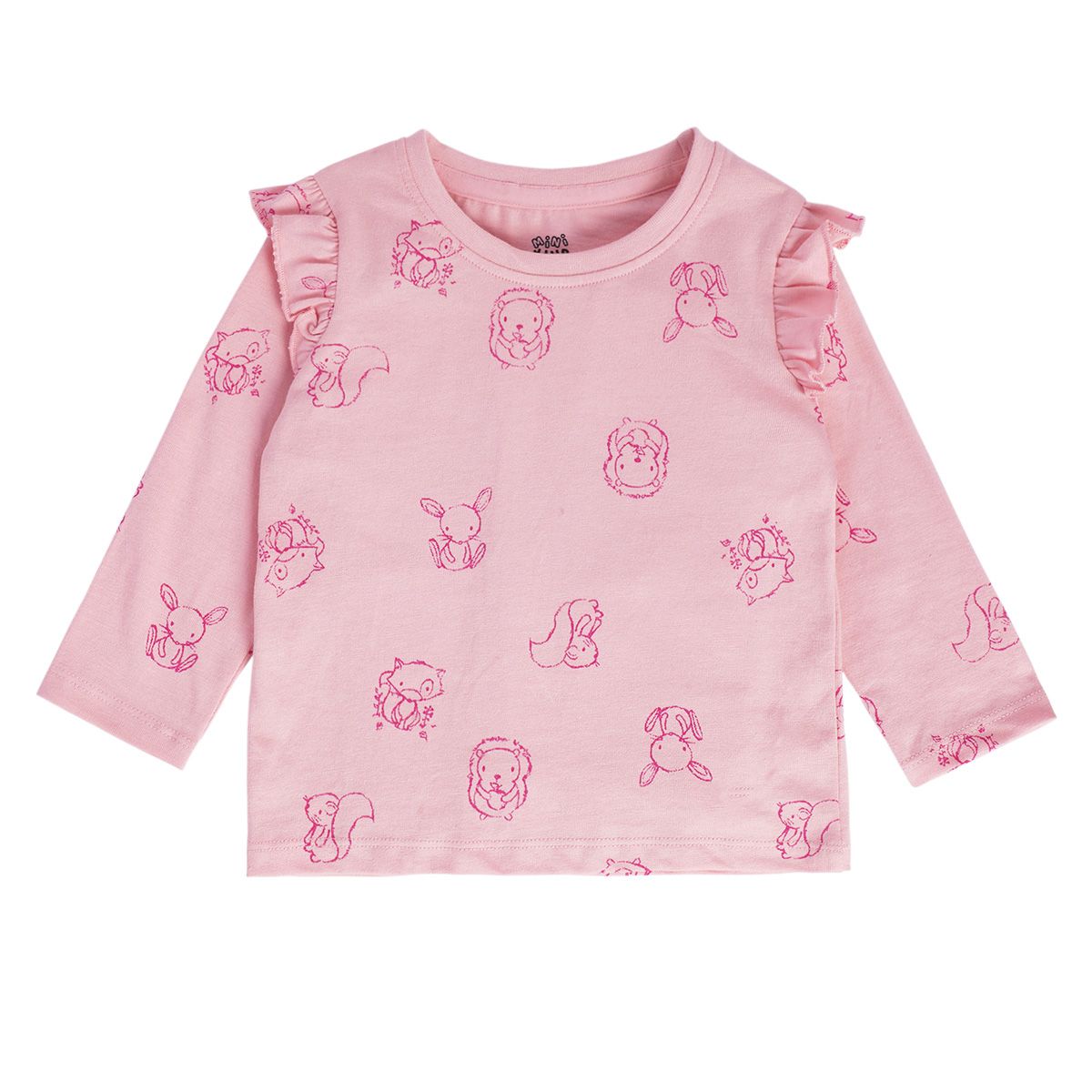 Girls Pink Pack Of 2 Top And Bottom