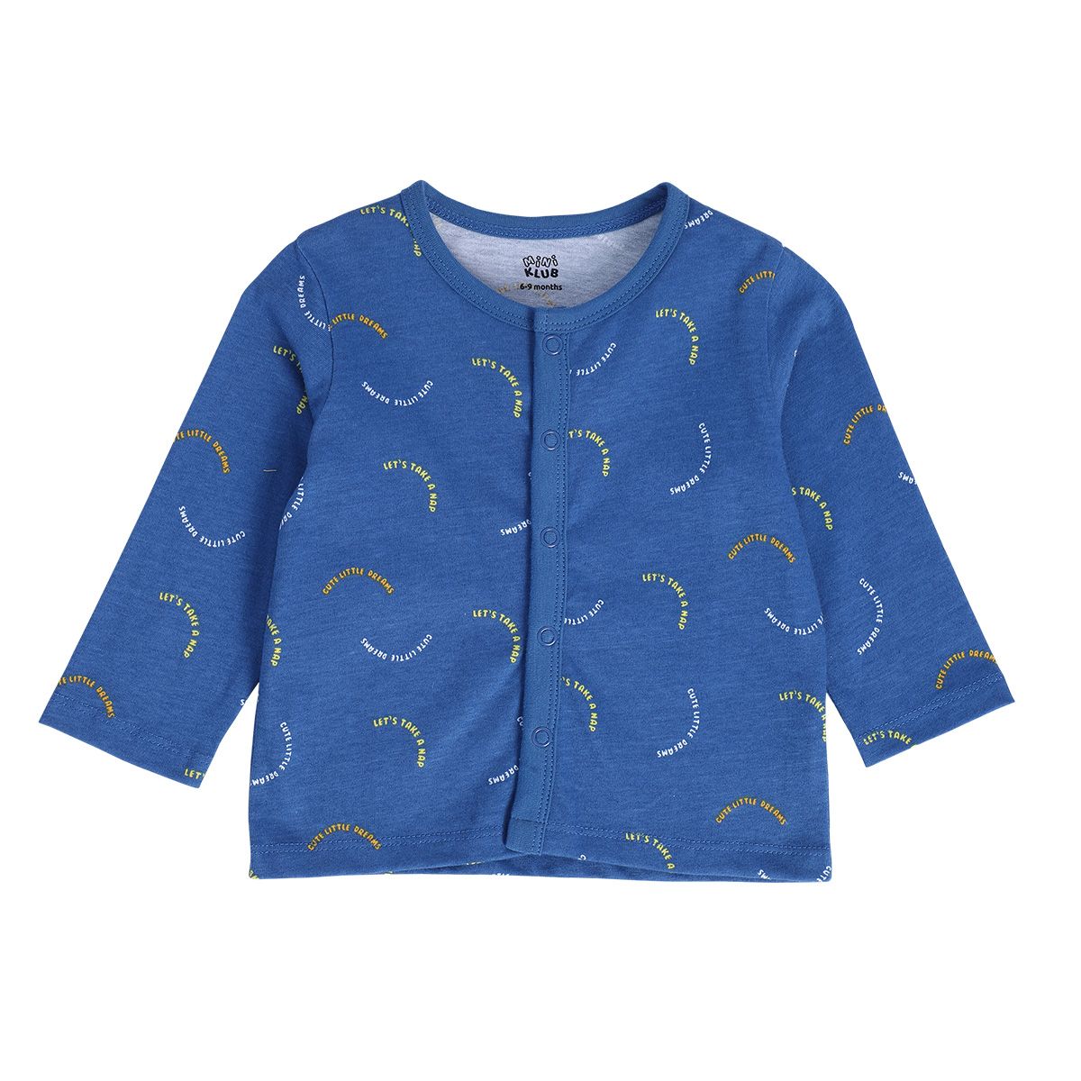Boys Blue Front Open Vest