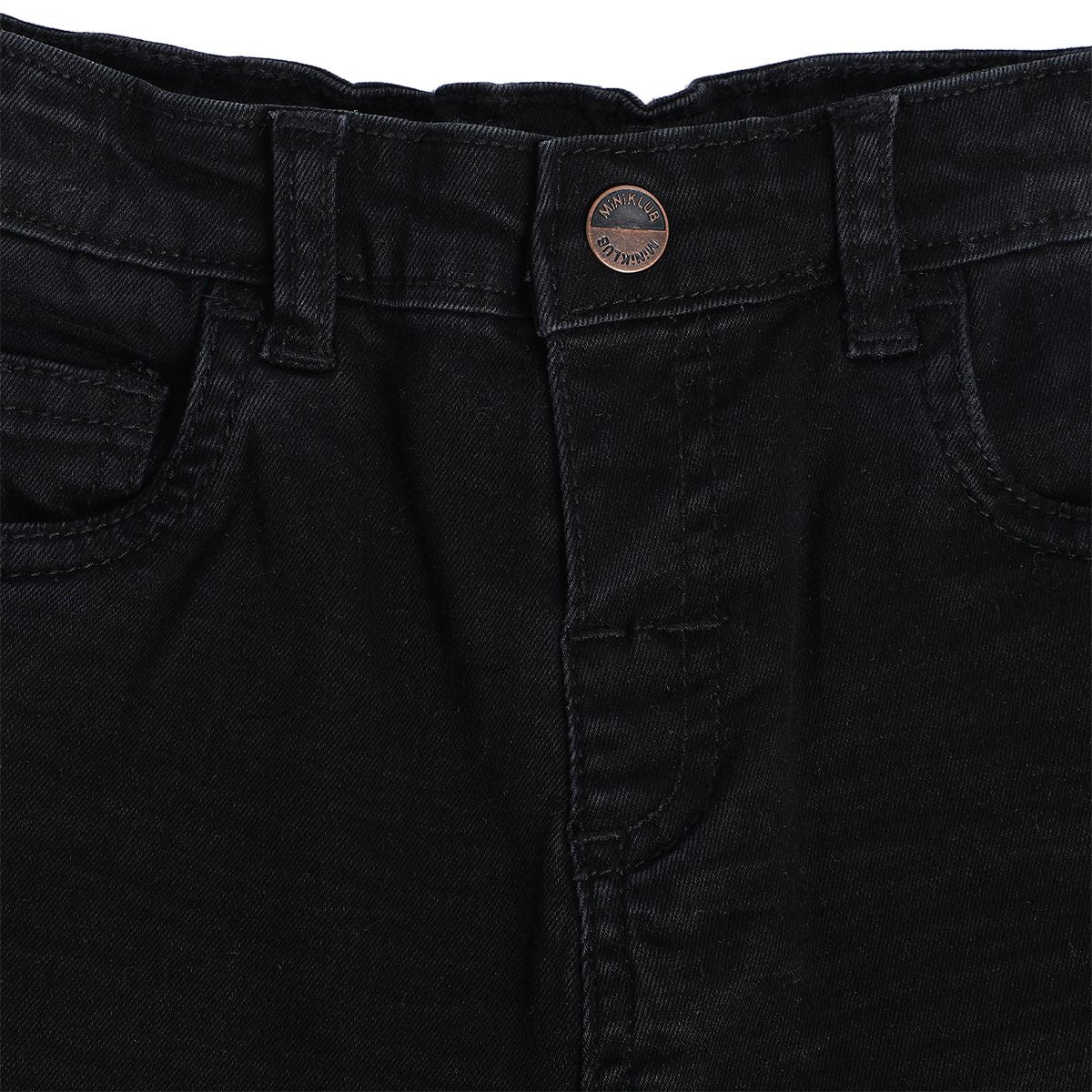 Boys Black Pack Of 1 Denim Pant