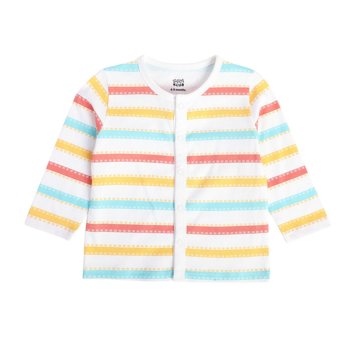 Boys White Front Open Vest