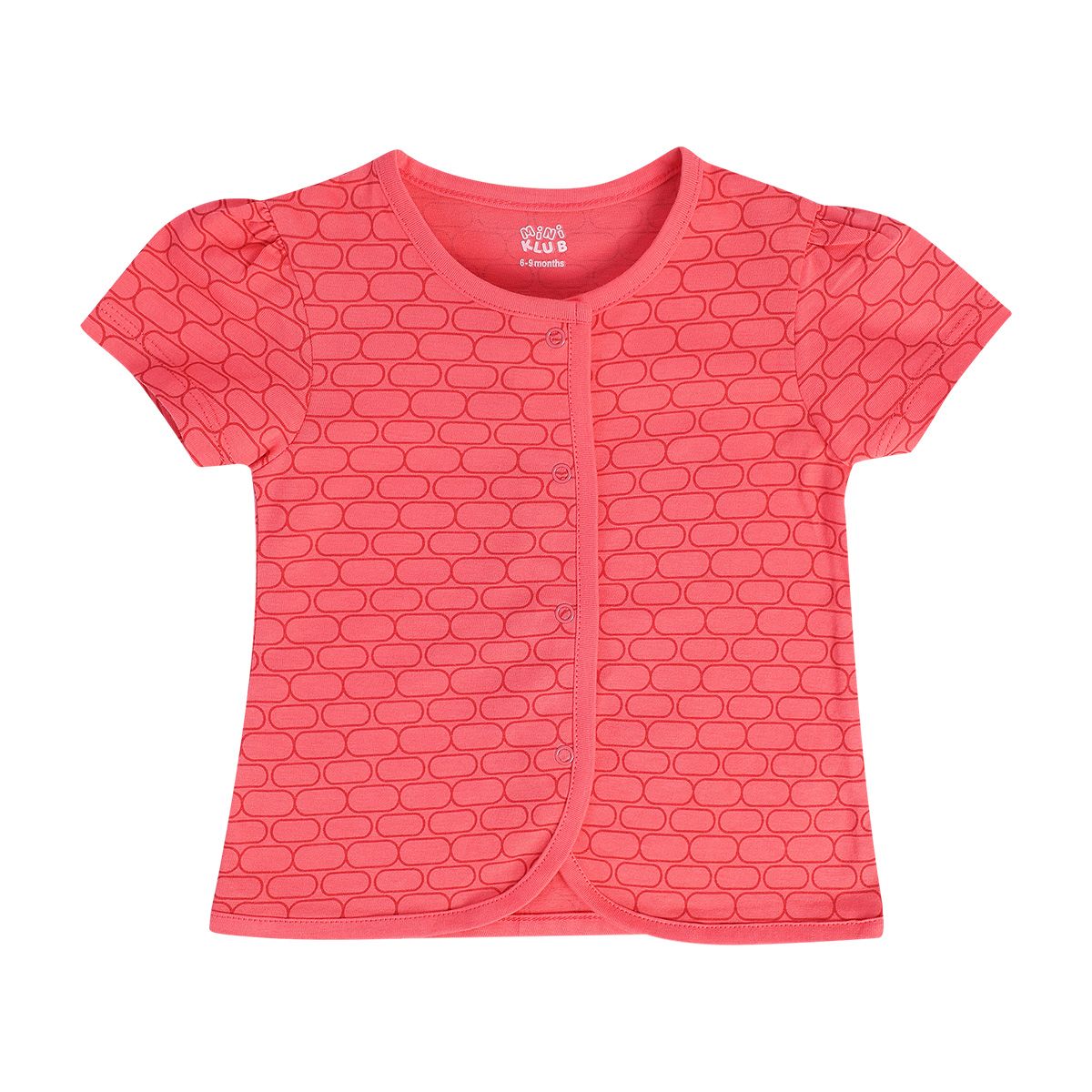 Girls Multicolor Pack Of 3 Front Open Vest