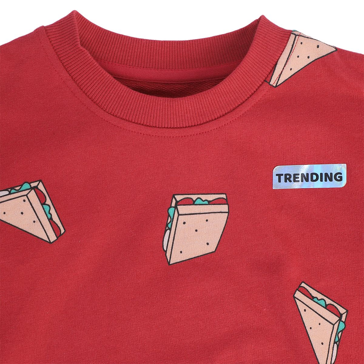 Boys Red Sweat Shirt