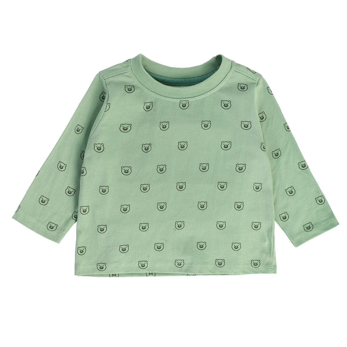 Boys Green Pack Of 2 T-Shirt And Bottom