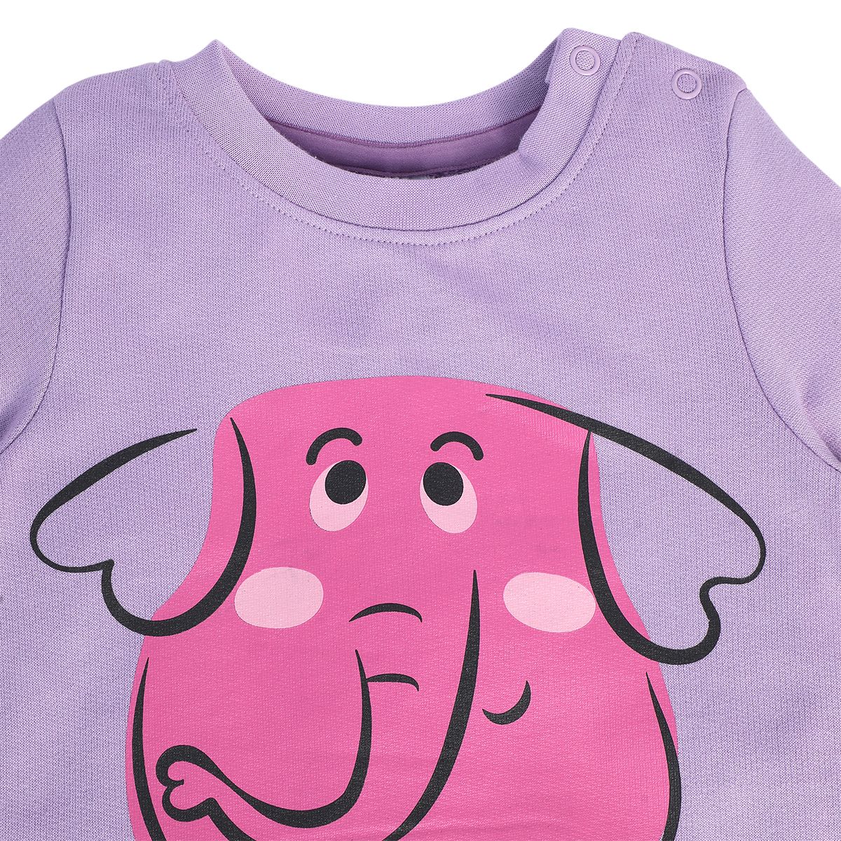 Girls Lilac Pack Of 1 Sweat Shirt