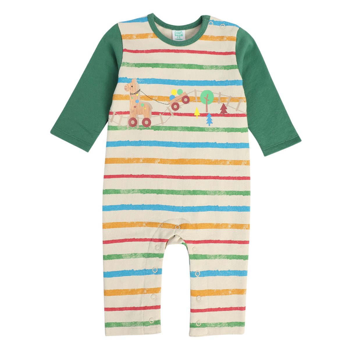 Boys Multicolor Pack Of 2 Romper