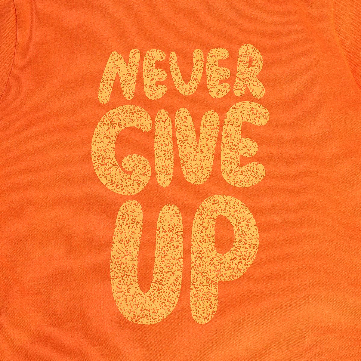 Boys Orange Pack Of 1 T-Shirt