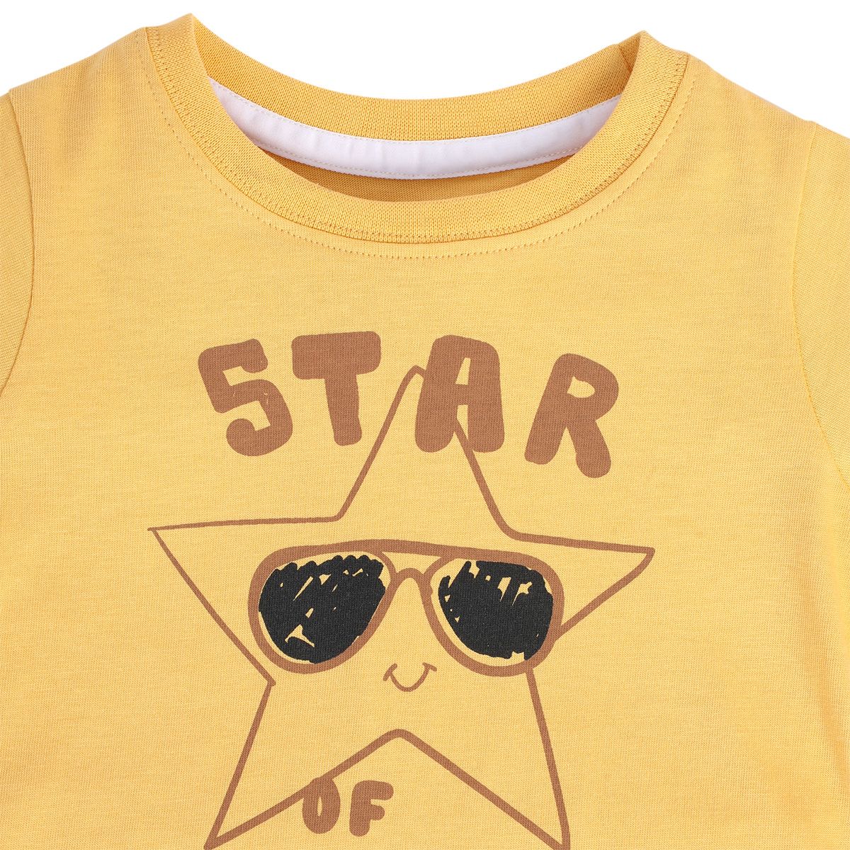 Boys Yellow Pack Of 1 T-Shirt