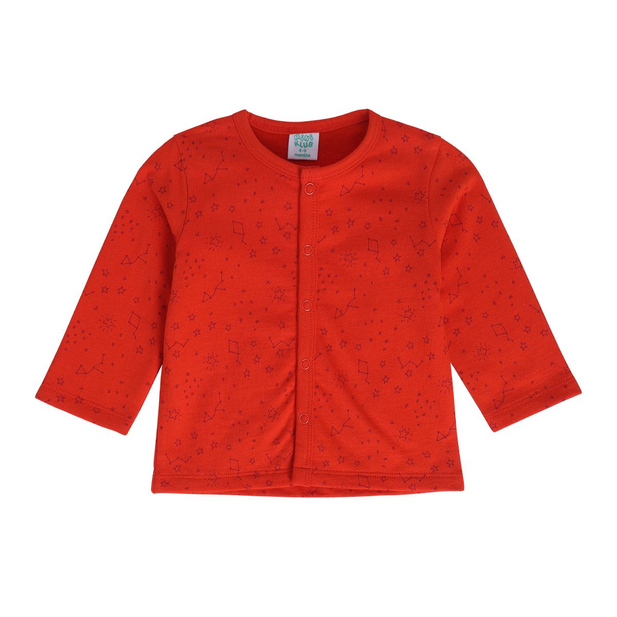 Boys Orange Front Open Vest