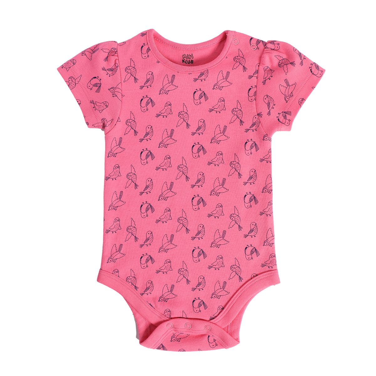 Girls Multicolor Pack Of 3 Body Suit