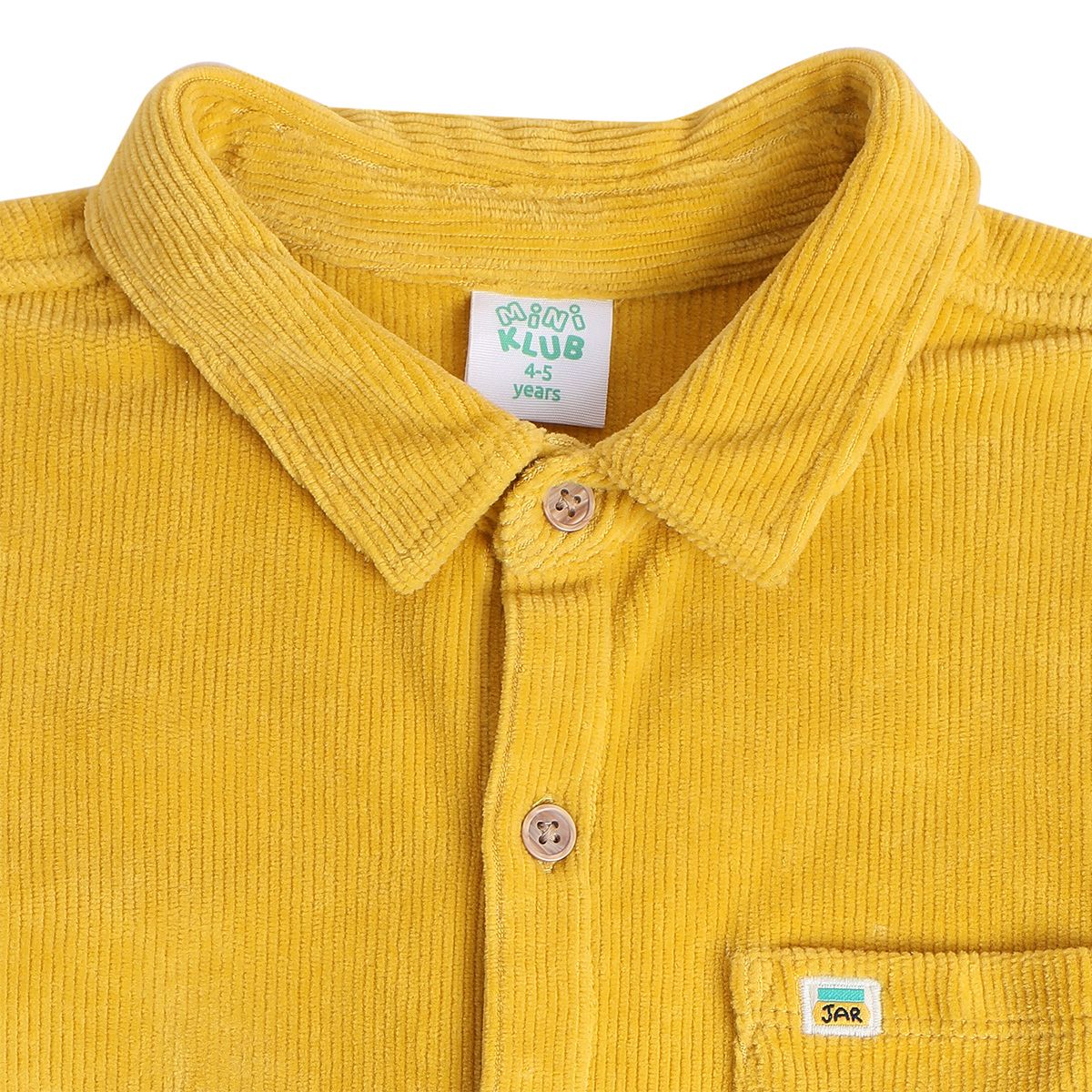 Boys Yellow Pack Of 1 Shirt