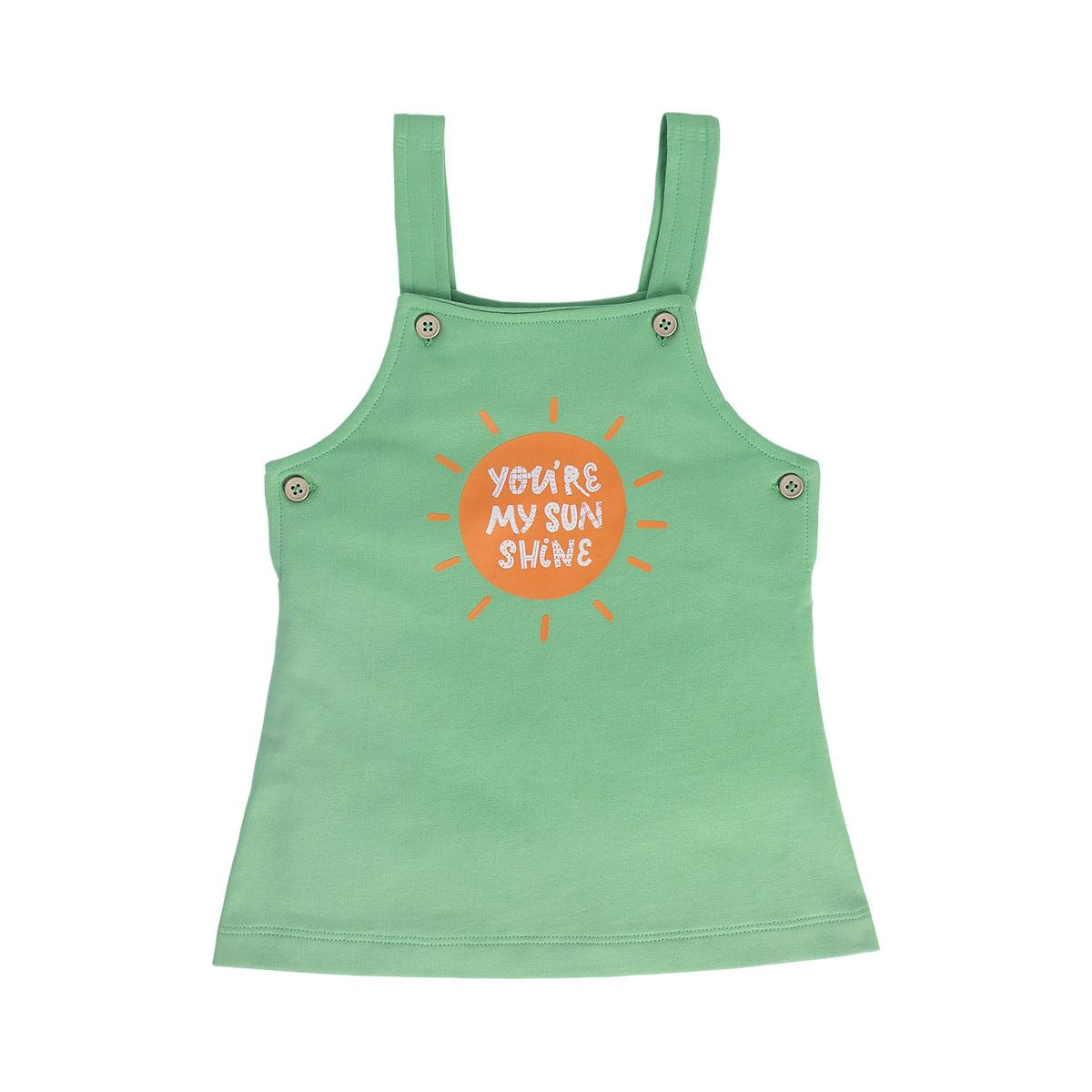 Girls Multicolor Pack Of 2 Pinny Set