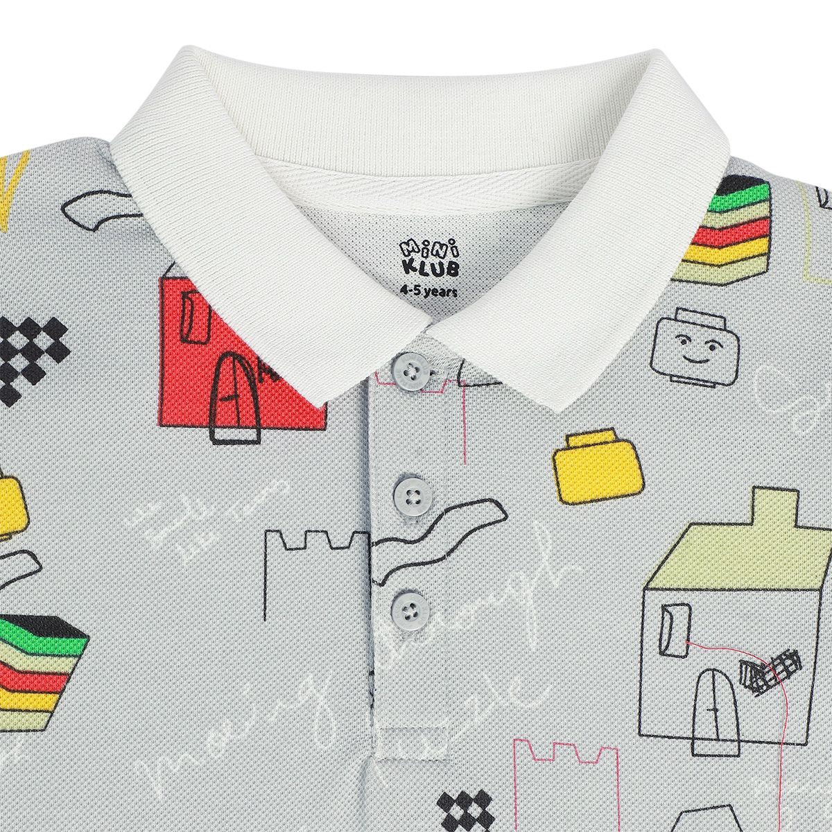 Boys Grey Pack Of 1 Polo