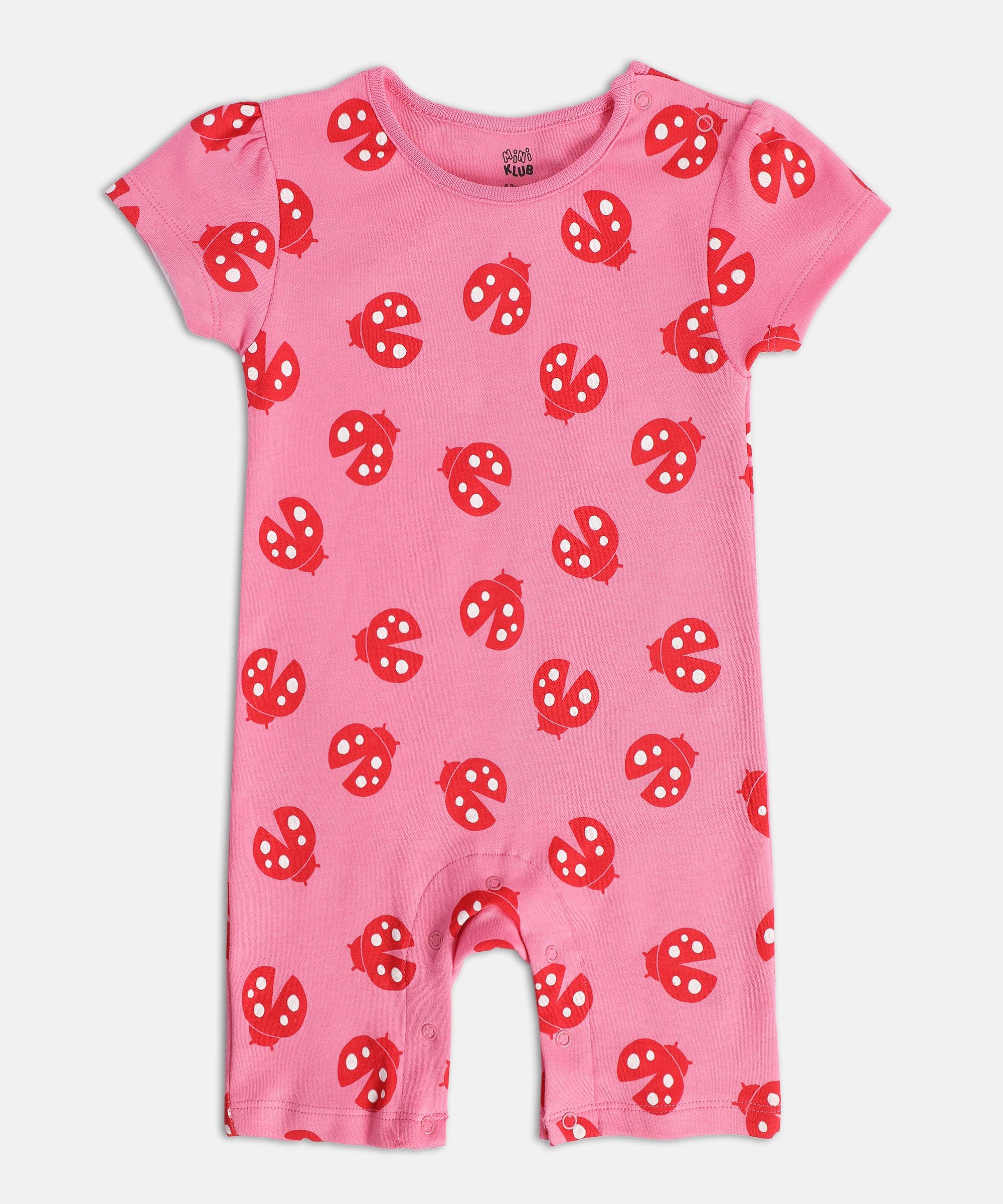 Girls Multicolor Pack Of 2 Romper