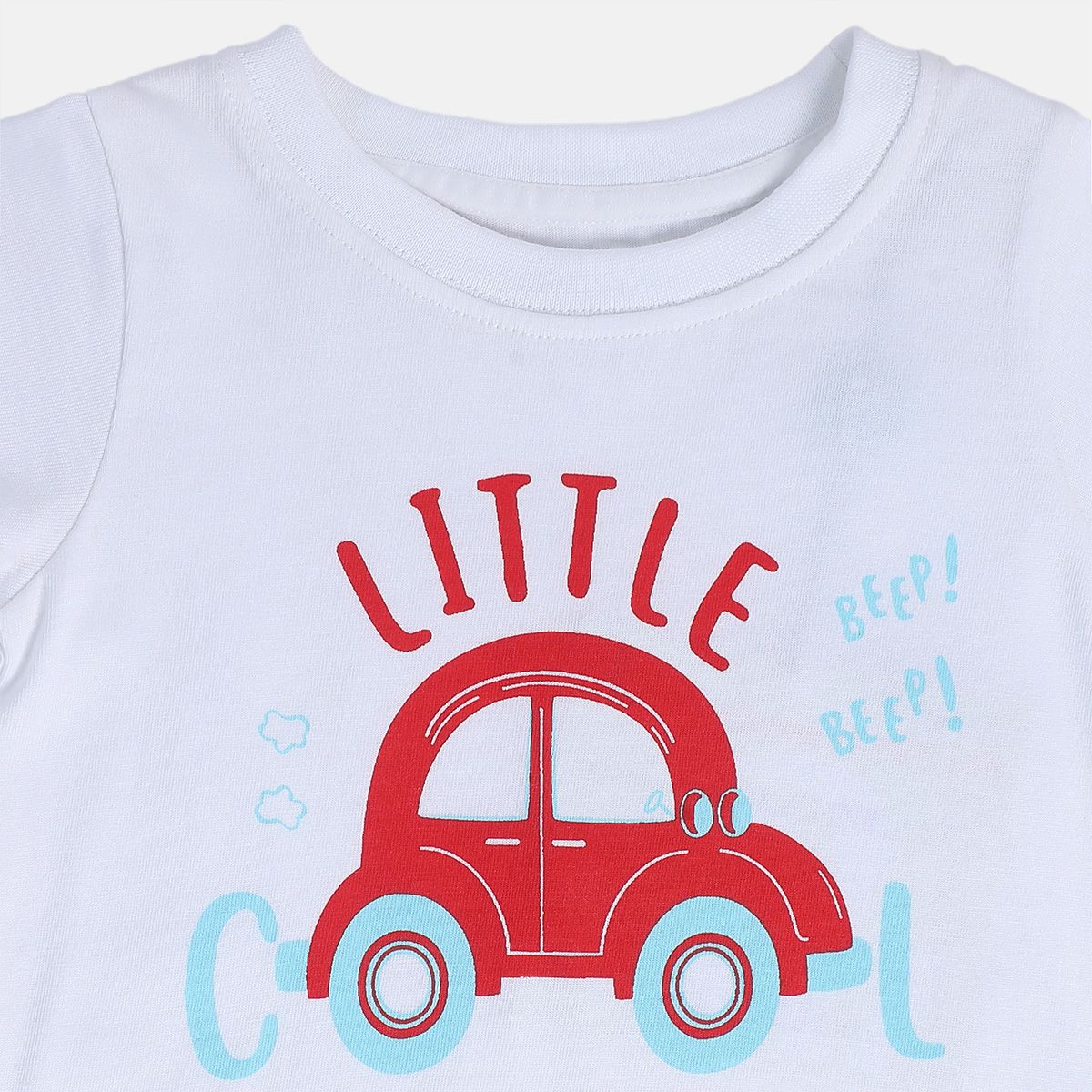 Boys White Pack Of 1 T-Shirt