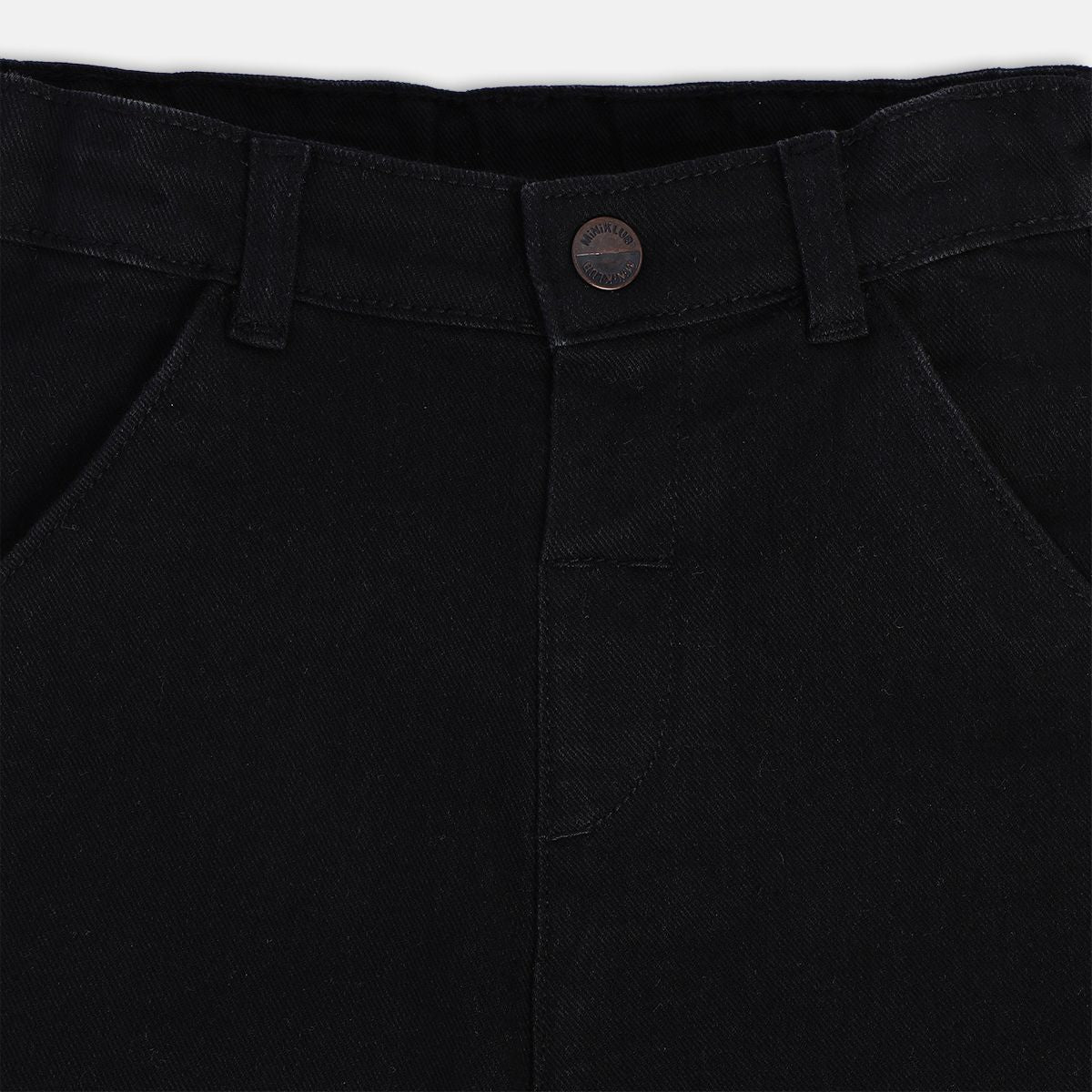 Boys Black Pack Of 1 Denim Pant