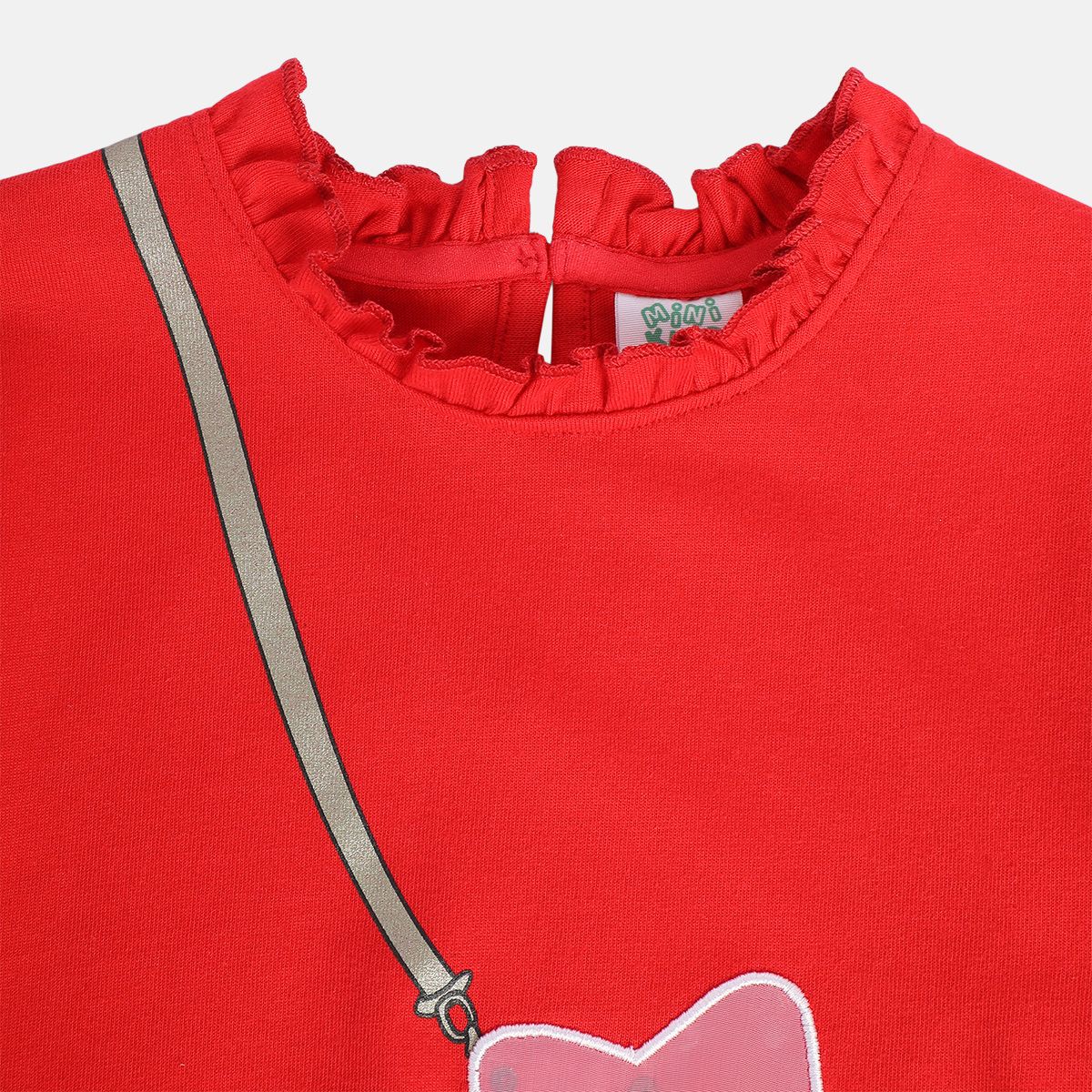 Girls Red Pack Of 1 Knit Top