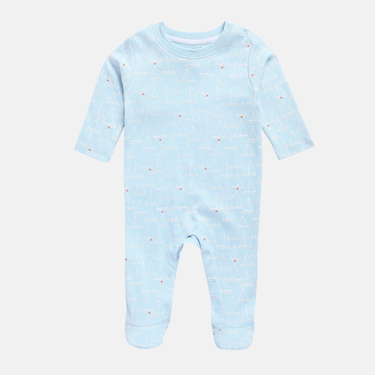 Boys Multicolor Pack Of 2 Sleep Suit