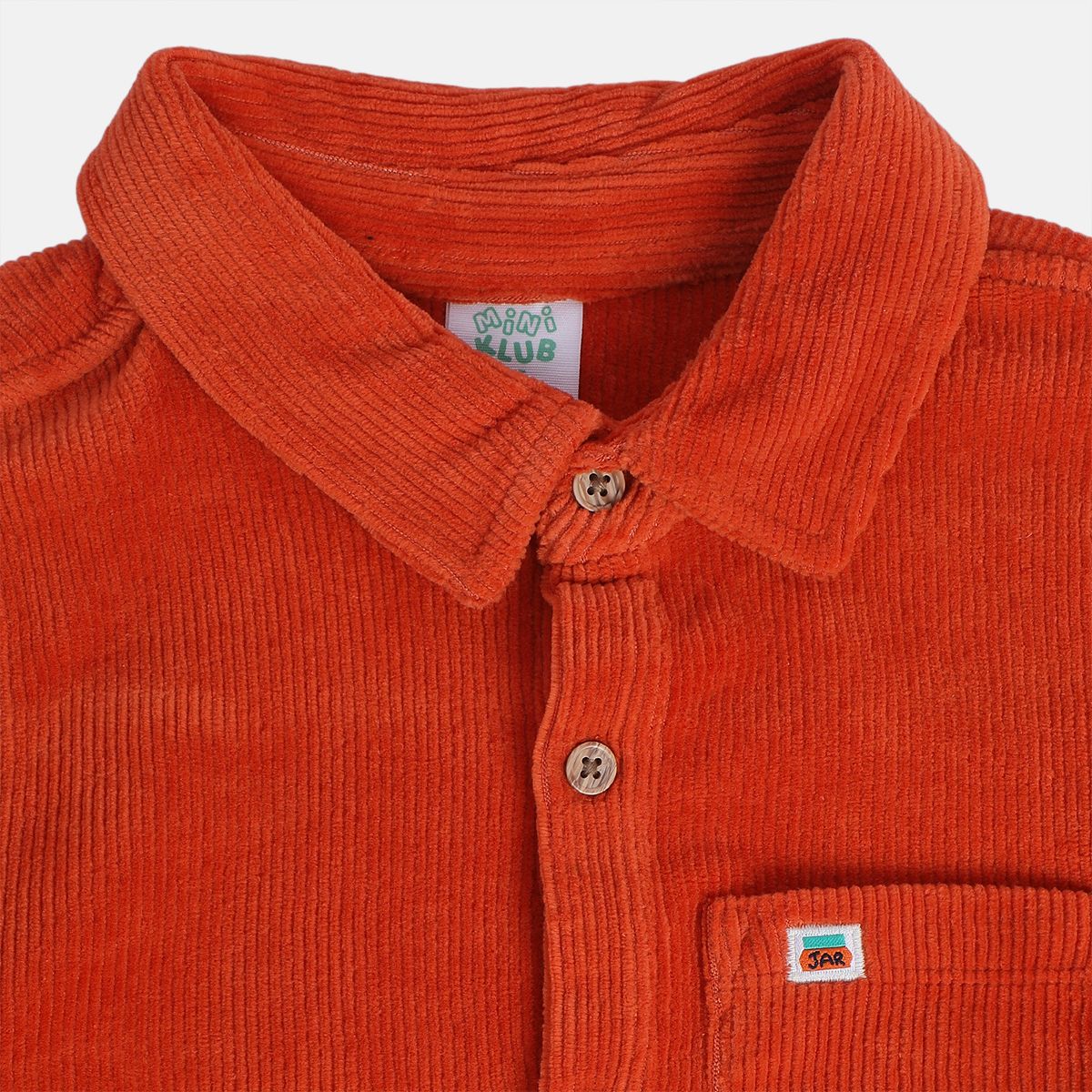 Boys Orange Pack Of 1 Shirt