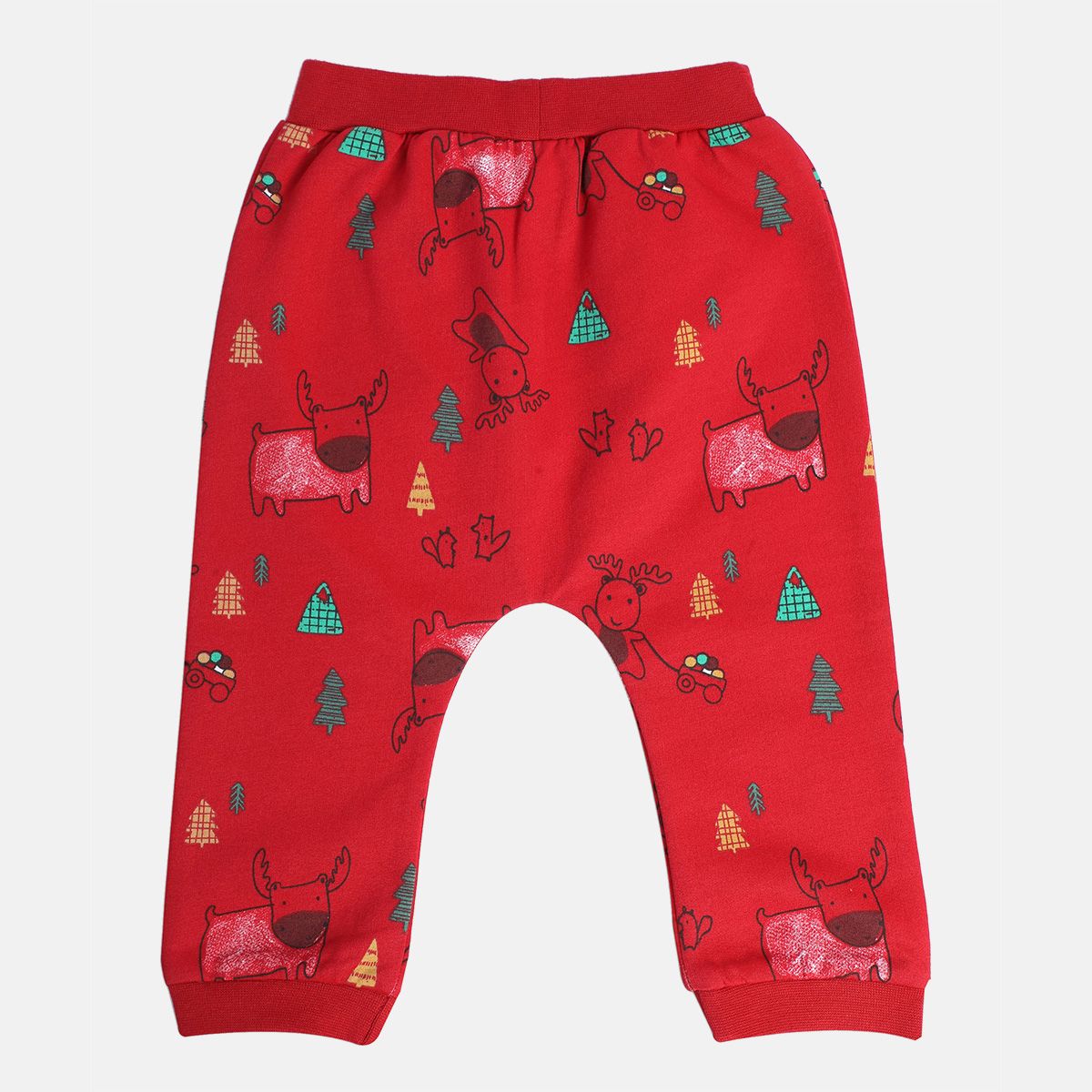 Boys Off White Knit Bottom