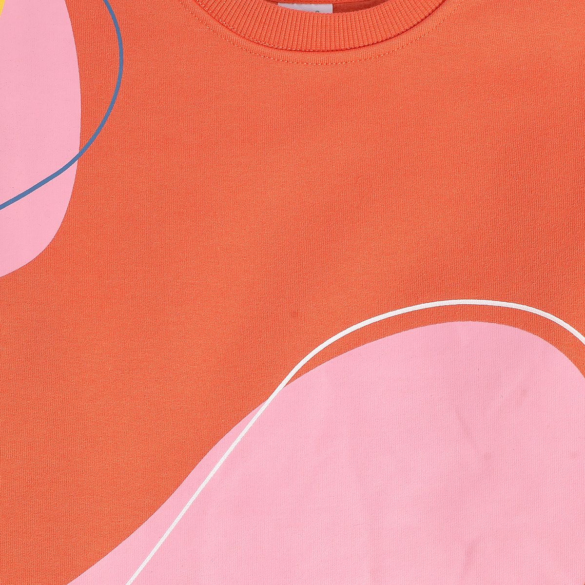 Girls Orange Sweat Shirt