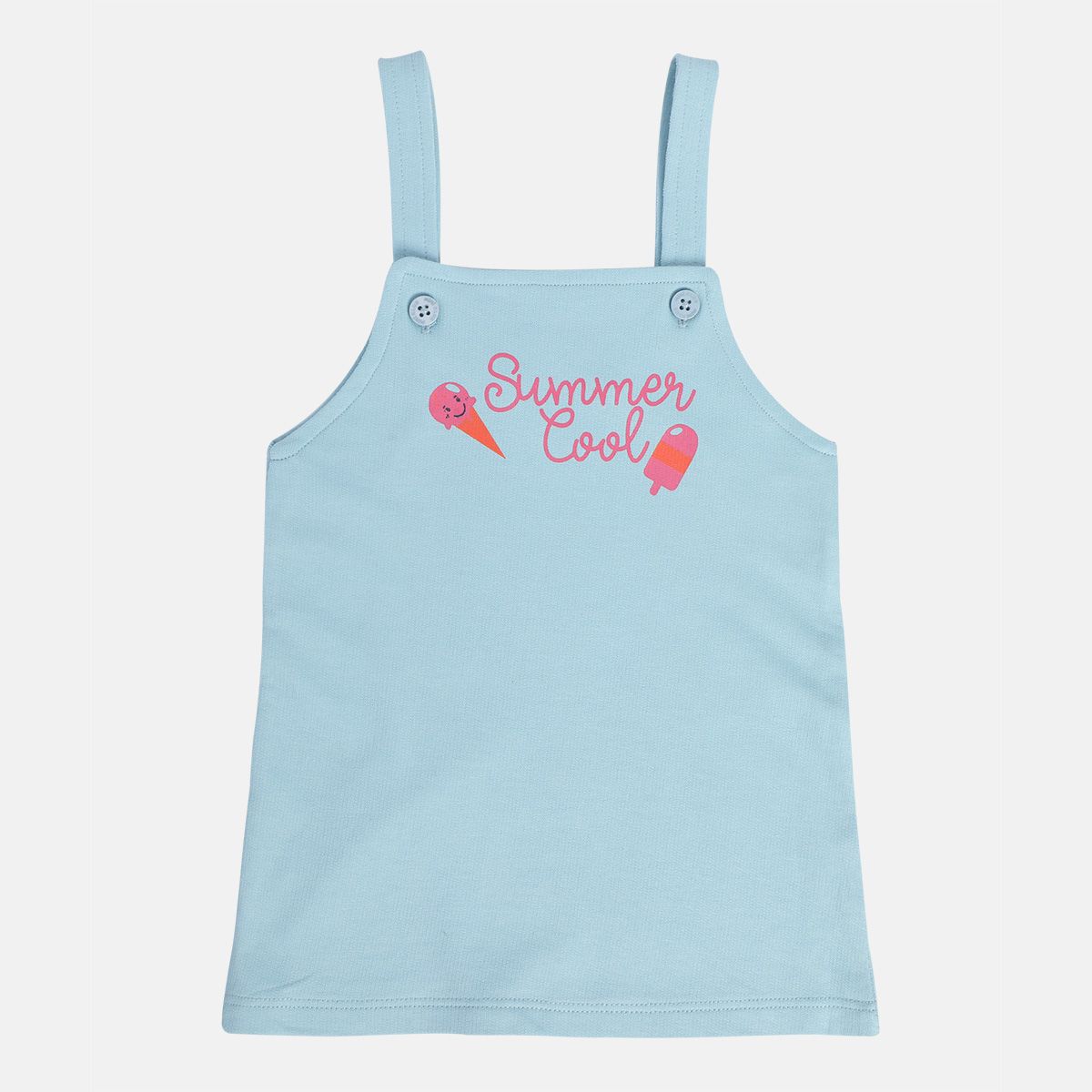 Girls Multicolor Pack Of 2 Pinny Set
