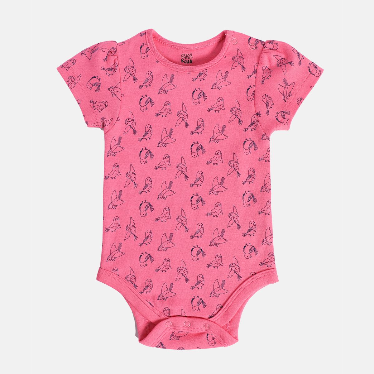 Girls Multicolor Pack Of 3 Body Suit